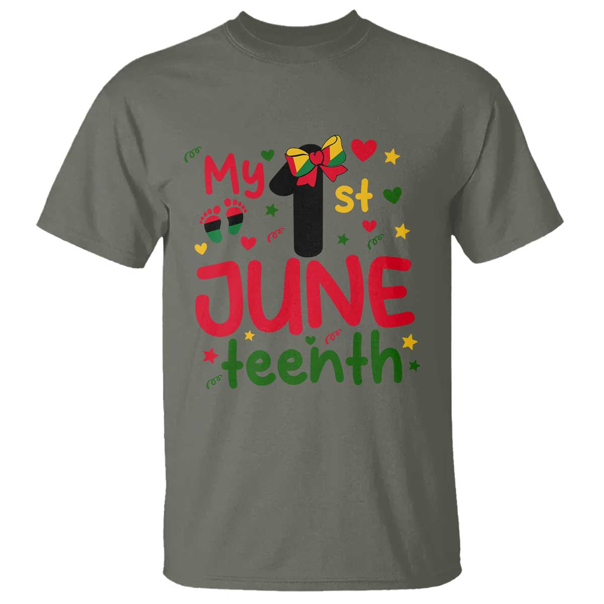My First Juneteenth T Shirt African American Baby Freedom Day