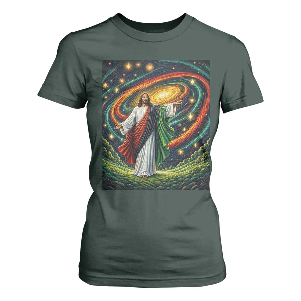 Black Jesus Juneteenth T Shirt For Women African American Christian Pride