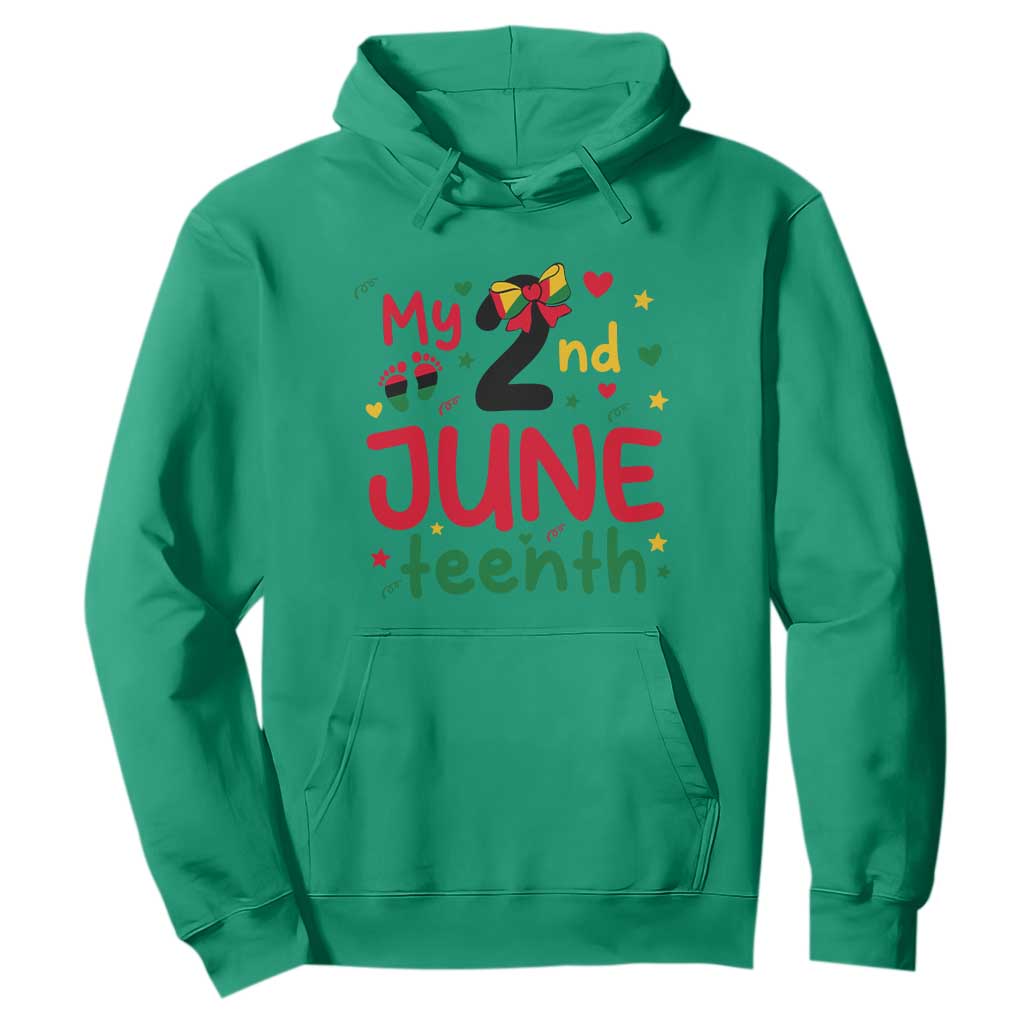 My Second Juneteenth Hoodie African American Baby Freedom Day