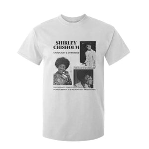 Shirley Chisholm Unbought And Unbossed T Shirt For Kid Vintage Feminist Poster