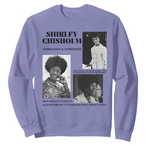 Shirley Chisholm Unbought And Unbossed Sweatshirt Vintage Feminist Poster