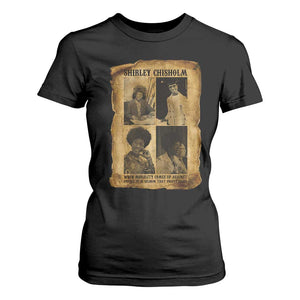 Vintage Shirley Chisholm T Shirt For Women When Morality Meets Profit Quote