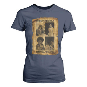 Vintage Shirley Chisholm T Shirt For Women When Morality Meets Profit Quote
