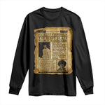 Vintage Newspaper Shirley Chisholm Long Sleeve Shirt First Black Woman In Congress