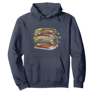 Black History Leaders Book Hoodie African American Teachers - African Pride