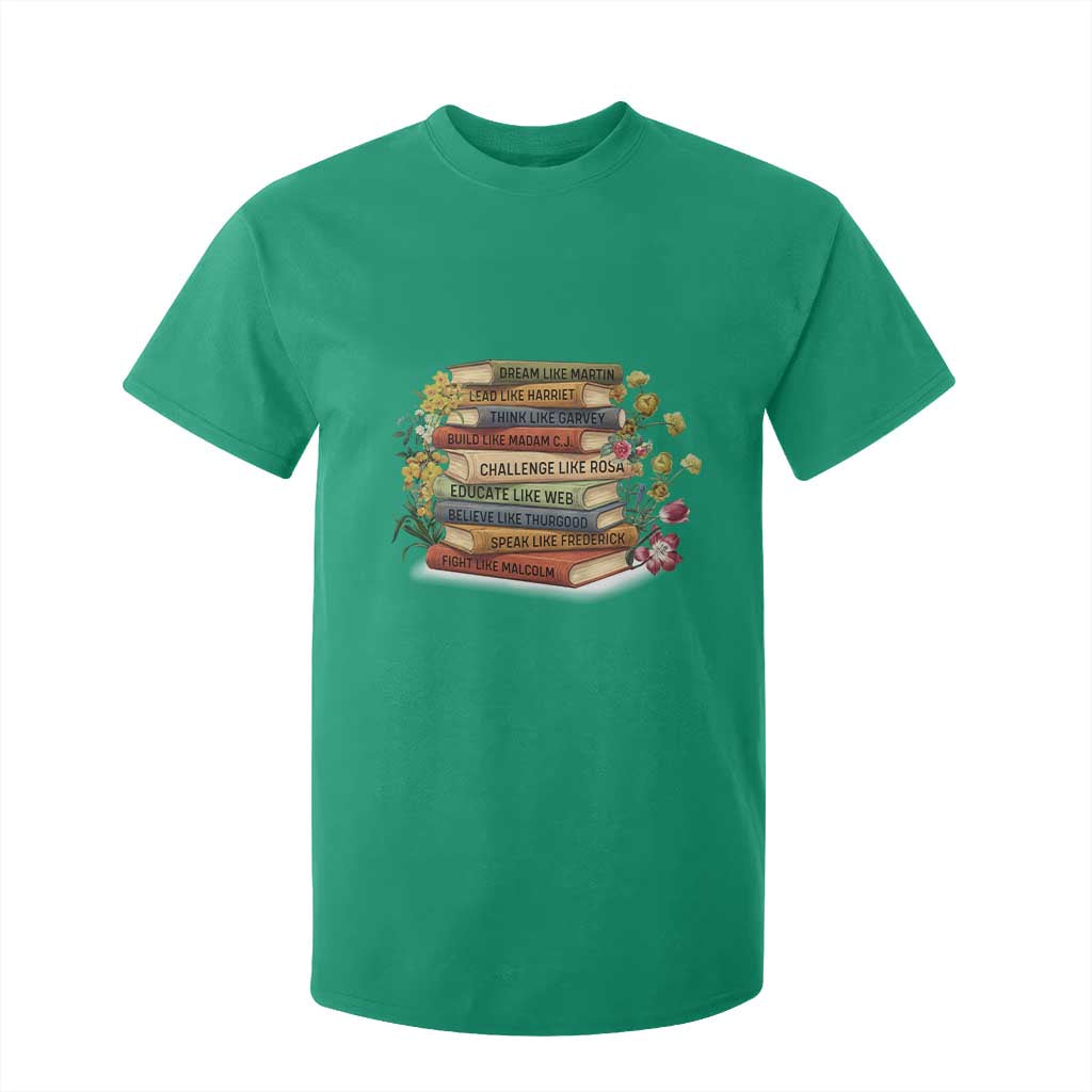 Black History Leaders Book T Shirt For Kid African American Teachers - African Pride