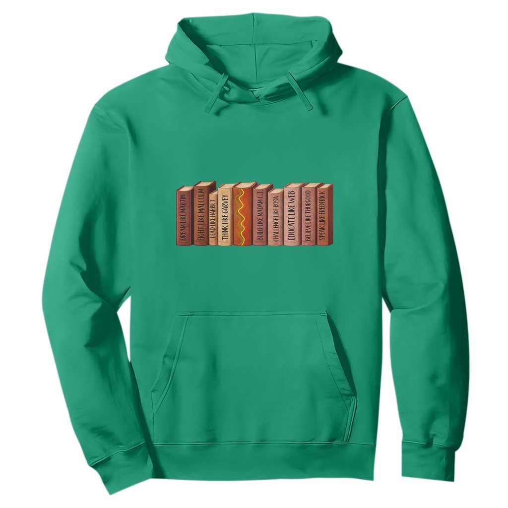 African American Teachers Gift Hoodie Black History Leaders Book - African Pride