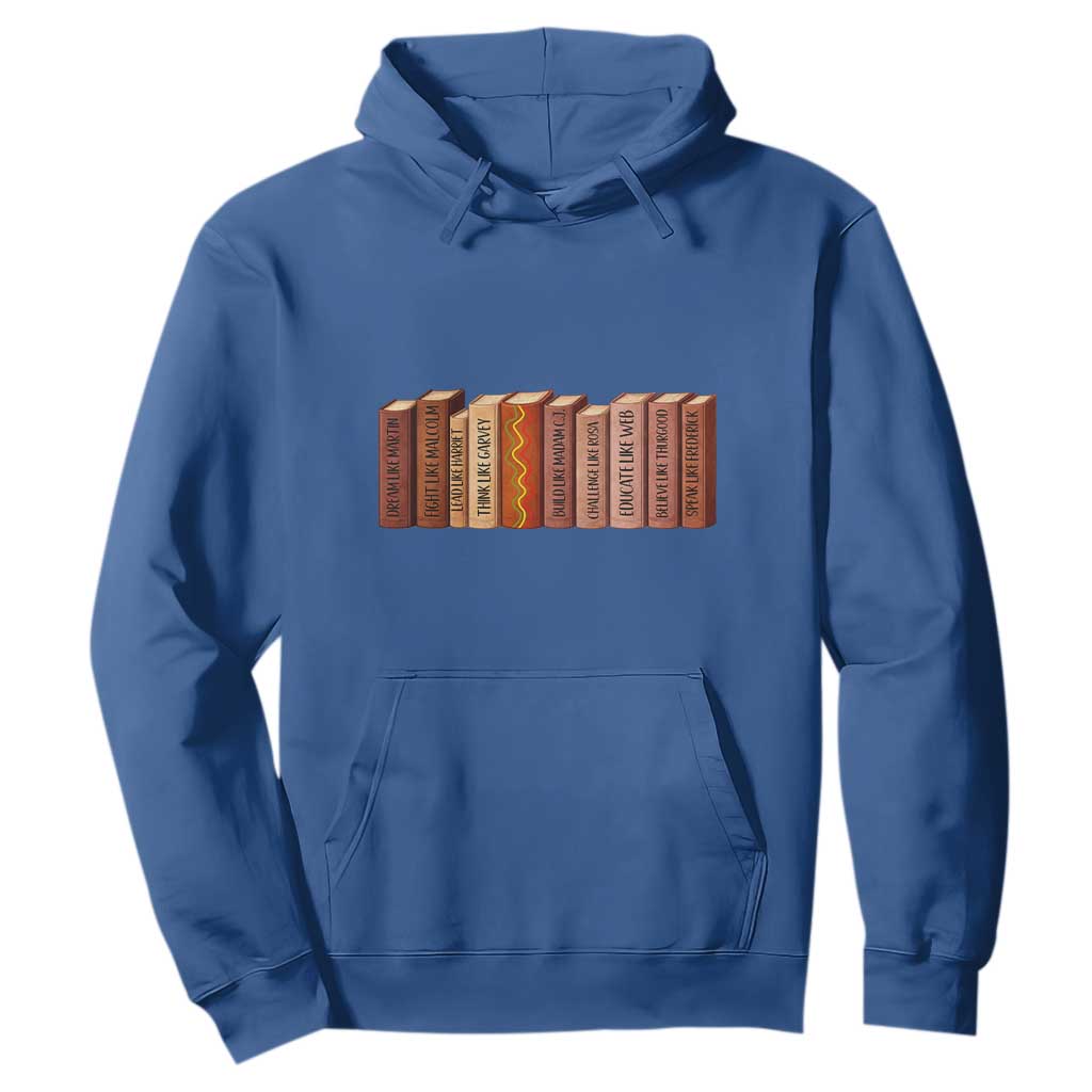 African American Teachers Gift Hoodie Black History Leaders Book - African Pride