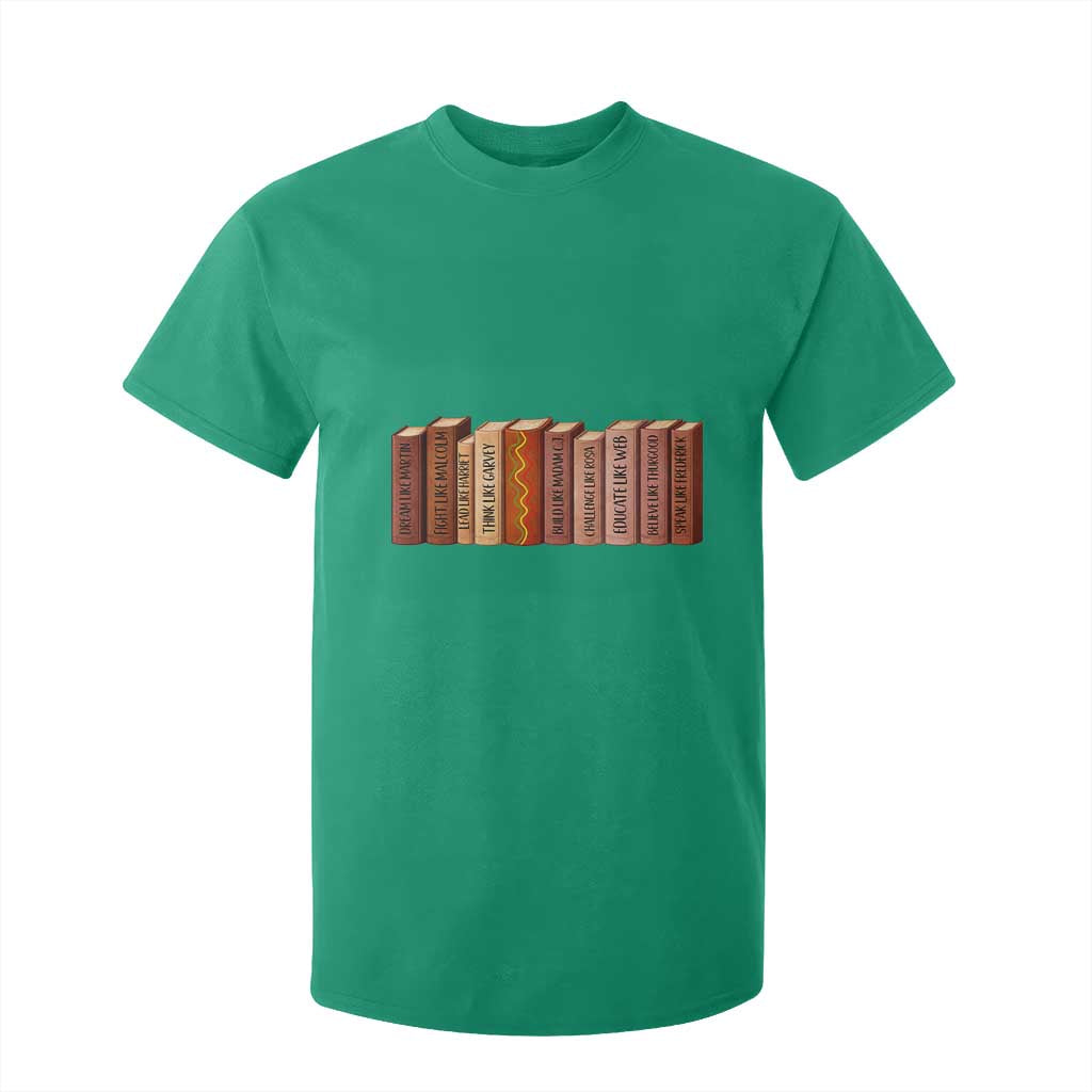 African American Teachers Gift T Shirt For Kid Black History Leaders Book - African Pride