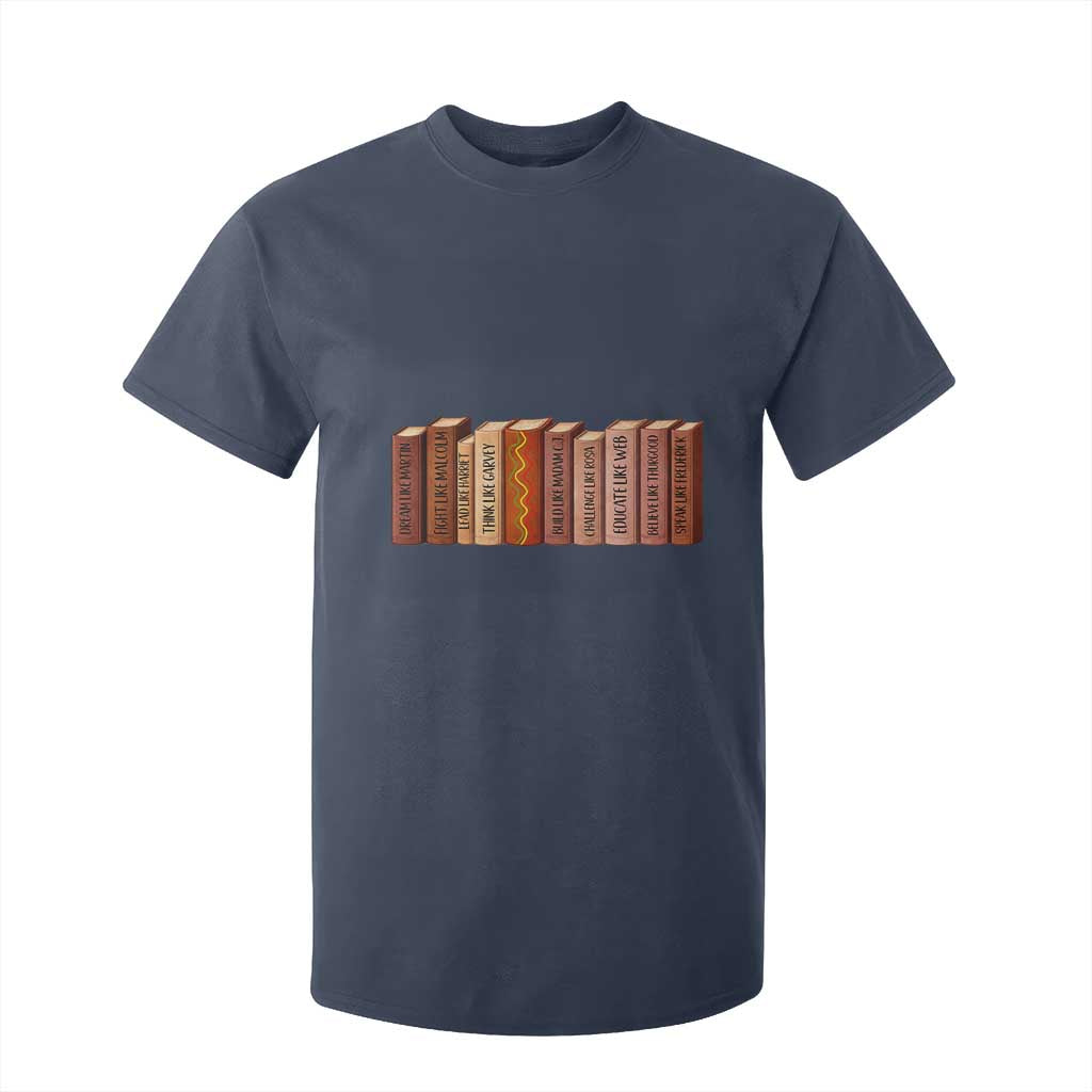 African American Teachers Gift T Shirt For Kid Black History Leaders Book - African Pride
