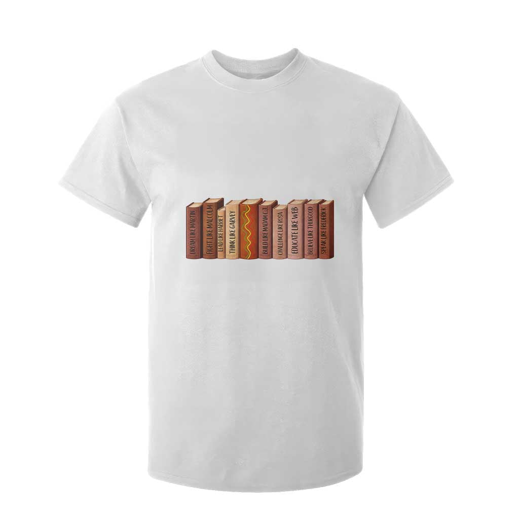 African American Teachers Gift T Shirt For Kid Black History Leaders Book - African Pride