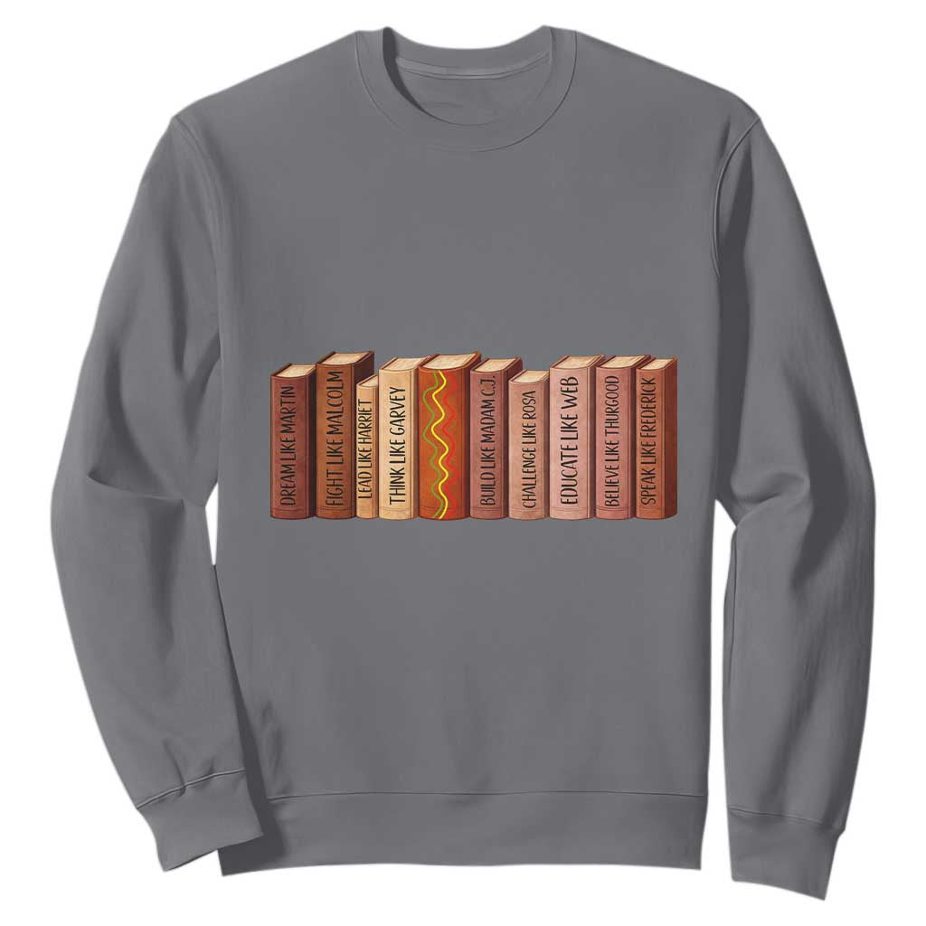 African American Teachers Gift Sweatshirt Black History Leaders Book - African Pride