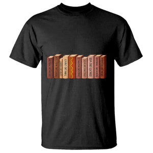 African American Teachers Gift T Shirt Black History Leaders Book - African Pride