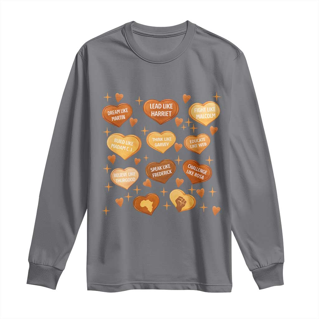 Black History Leaders Long Sleeve Shirt African American Teachers Pride - African Pride