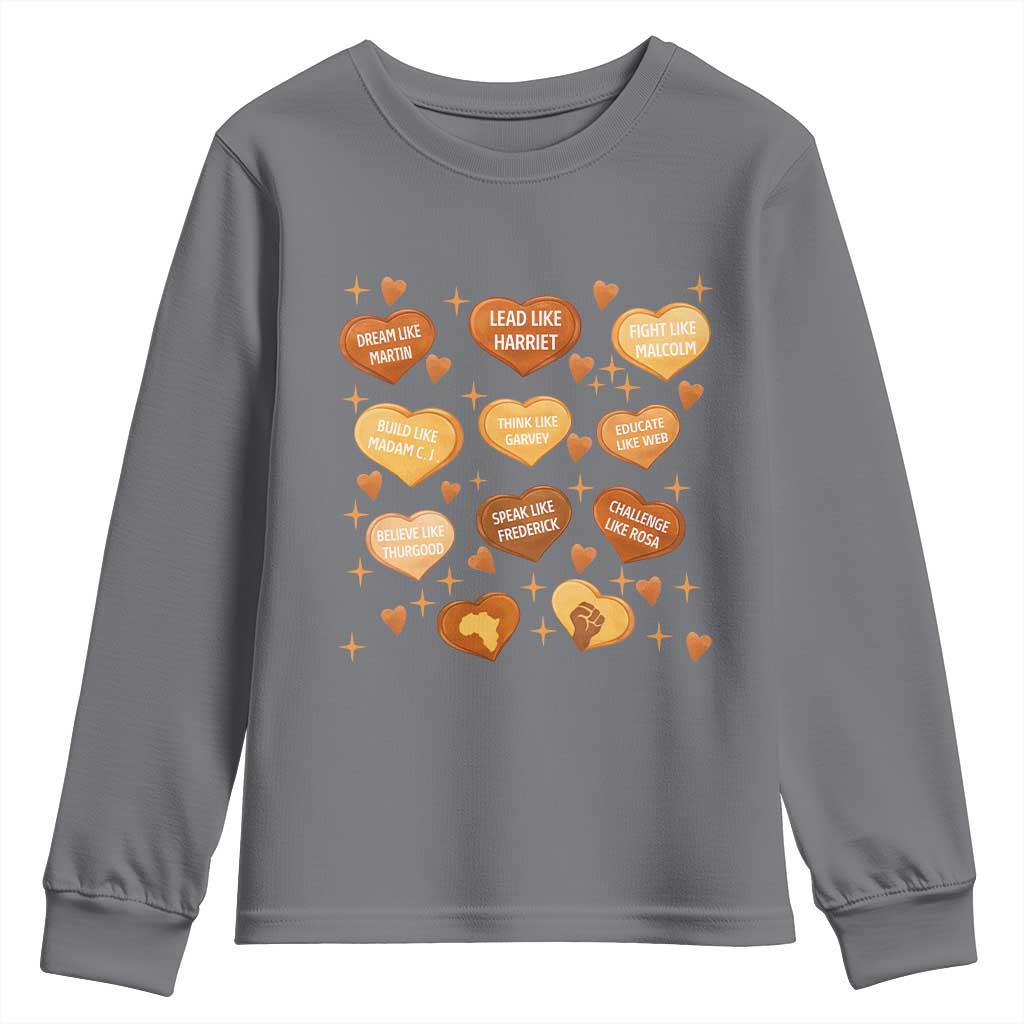 Black History Leaders Youth Sweatshirt African American Teachers Pride - African Pride