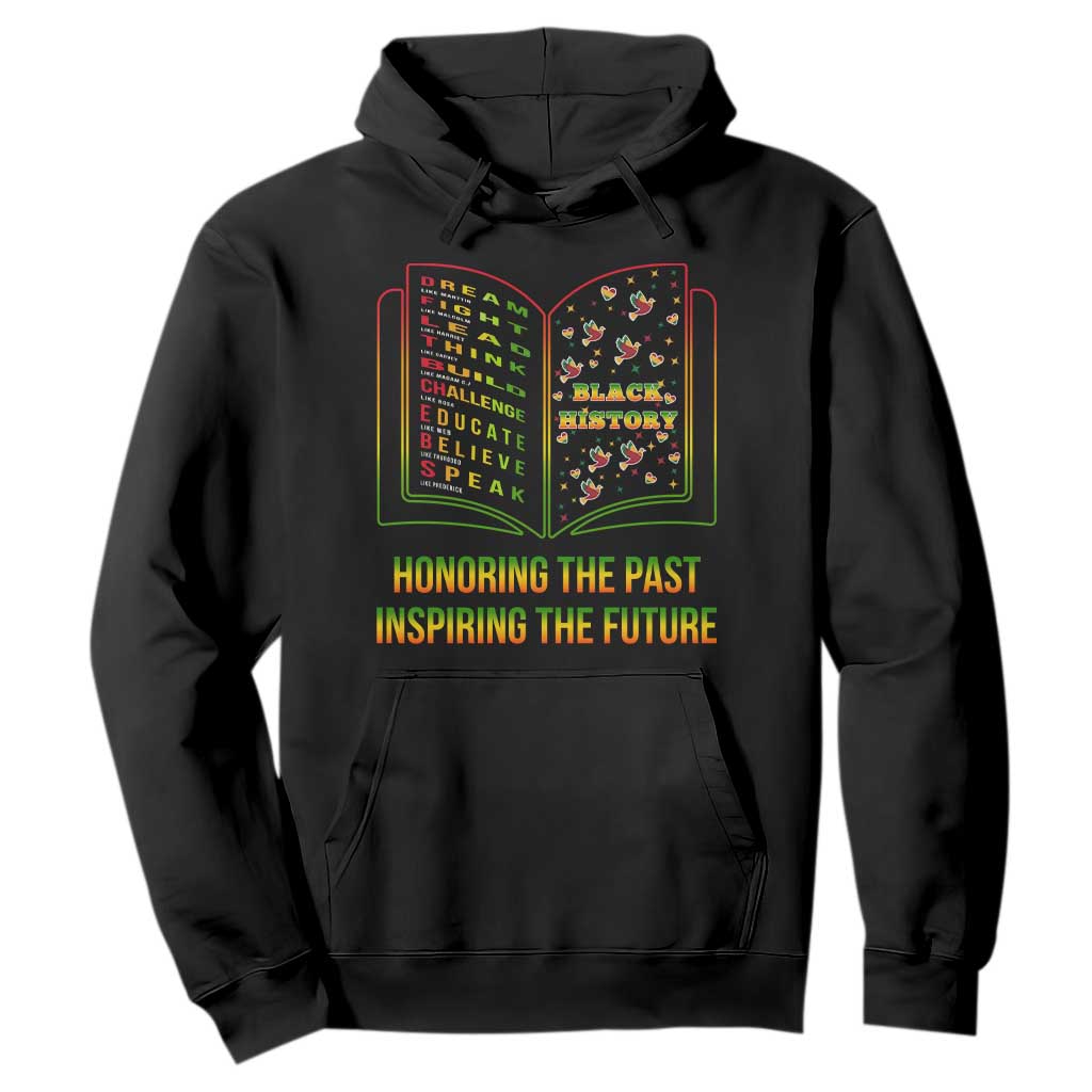 Black History Leaders Book Hoodie African American History For Teachers - African Pride