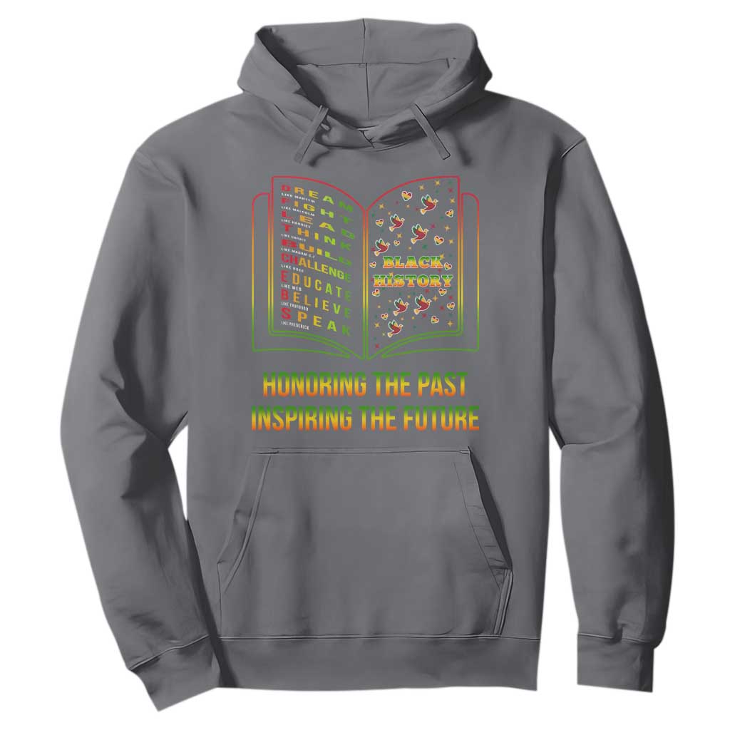 Black History Leaders Book Hoodie African American History For Teachers - African Pride
