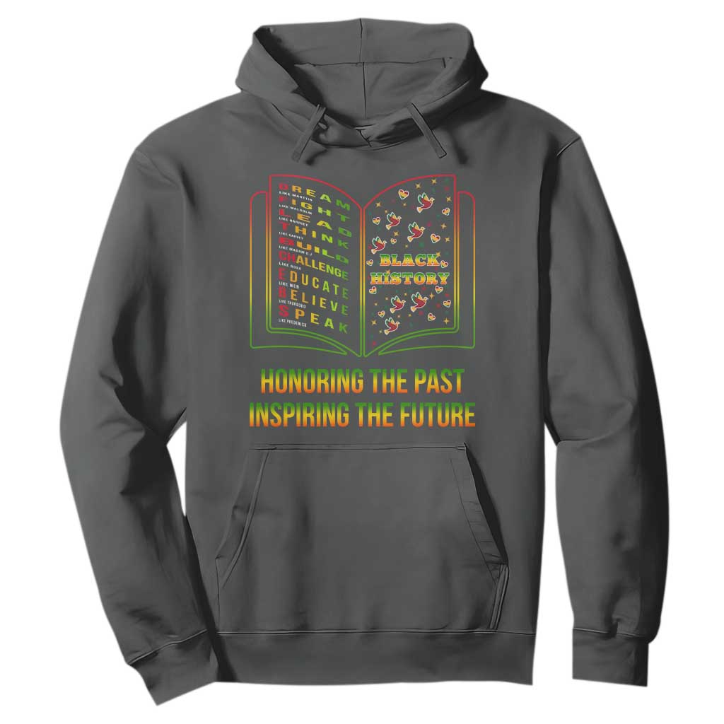 Black History Leaders Book Hoodie African American History For Teachers - African Pride