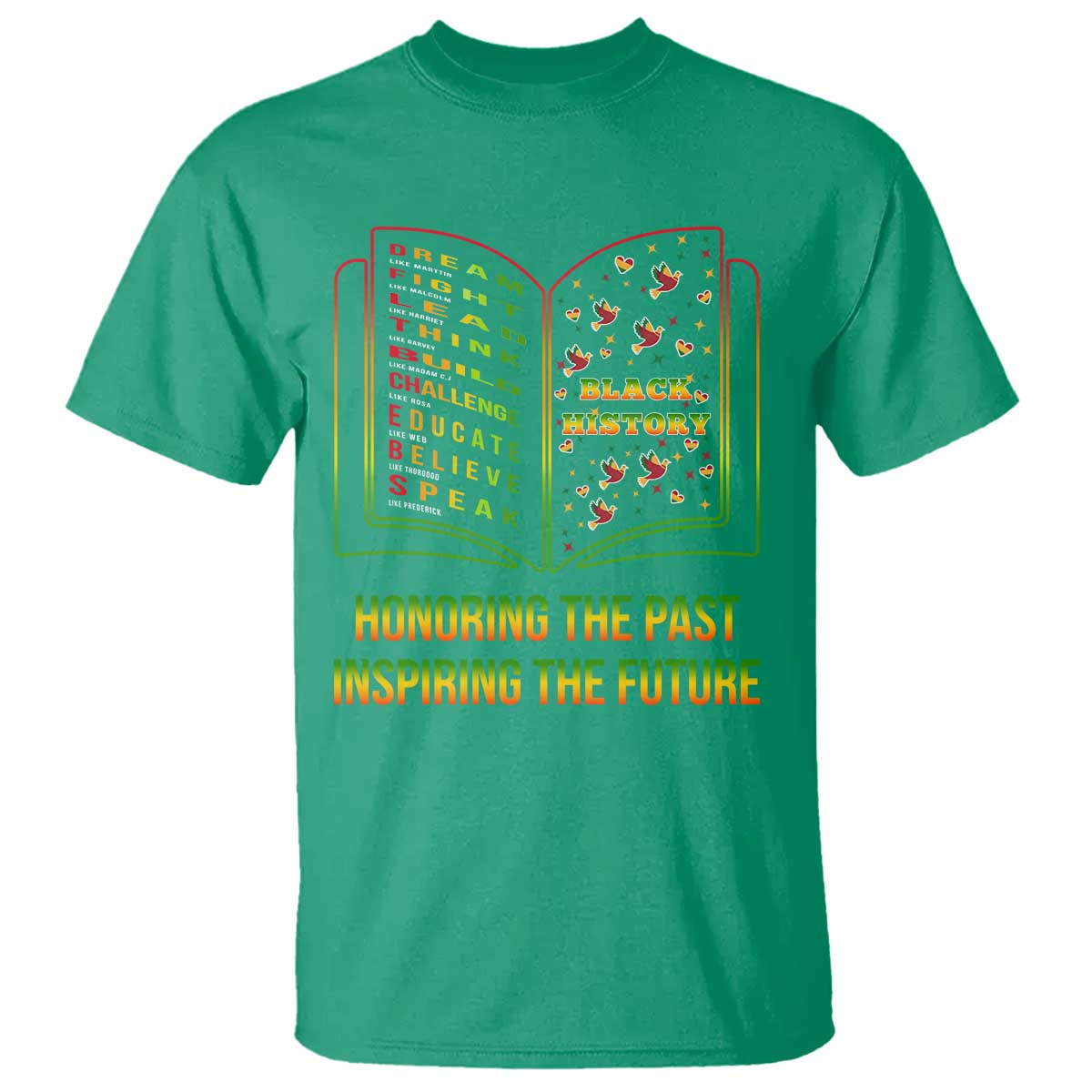 Black History Leaders Book T Shirt African American History For Teachers - African Pride