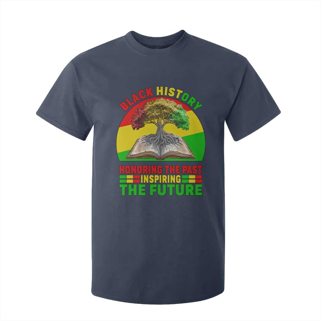 Black History Honoring The Past Inspiring The Future T Shirt For Kid African American Pride - African Pride