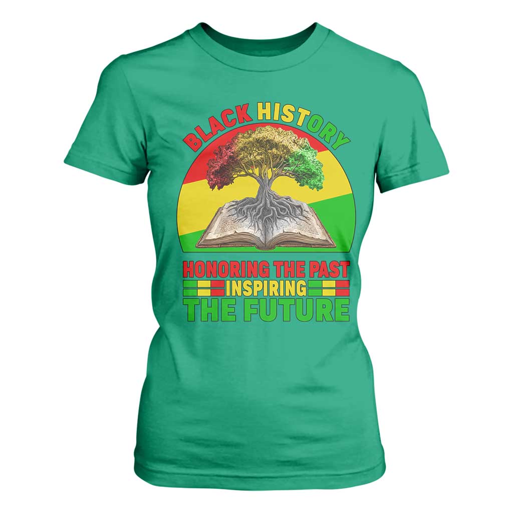 Black History Honoring The Past Inspiring The Future T Shirt For Women African American Pride - African Pride