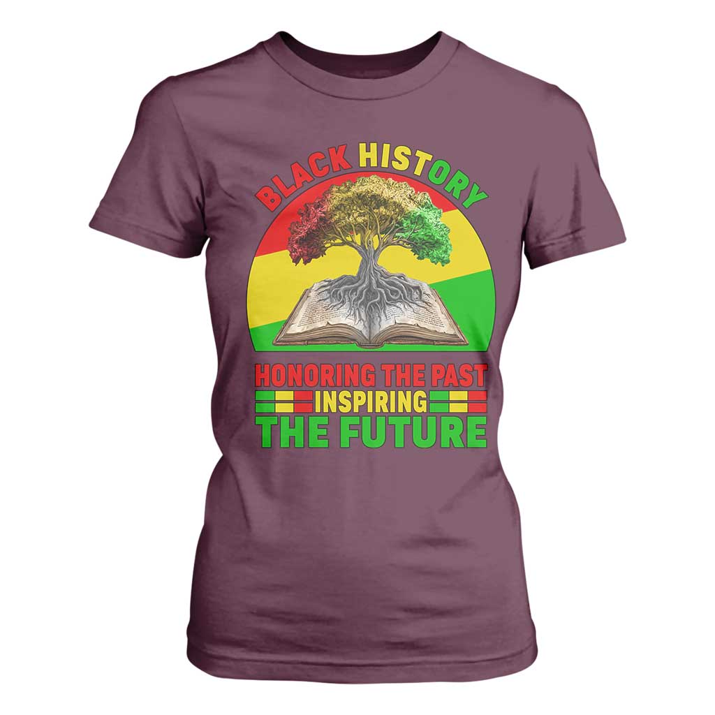 Black History Honoring The Past Inspiring The Future T Shirt For Women African American Pride - African Pride