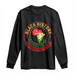 Inspiring The Future Honoring The Past Long Sleeve Shirt African American Heritage - African Pride