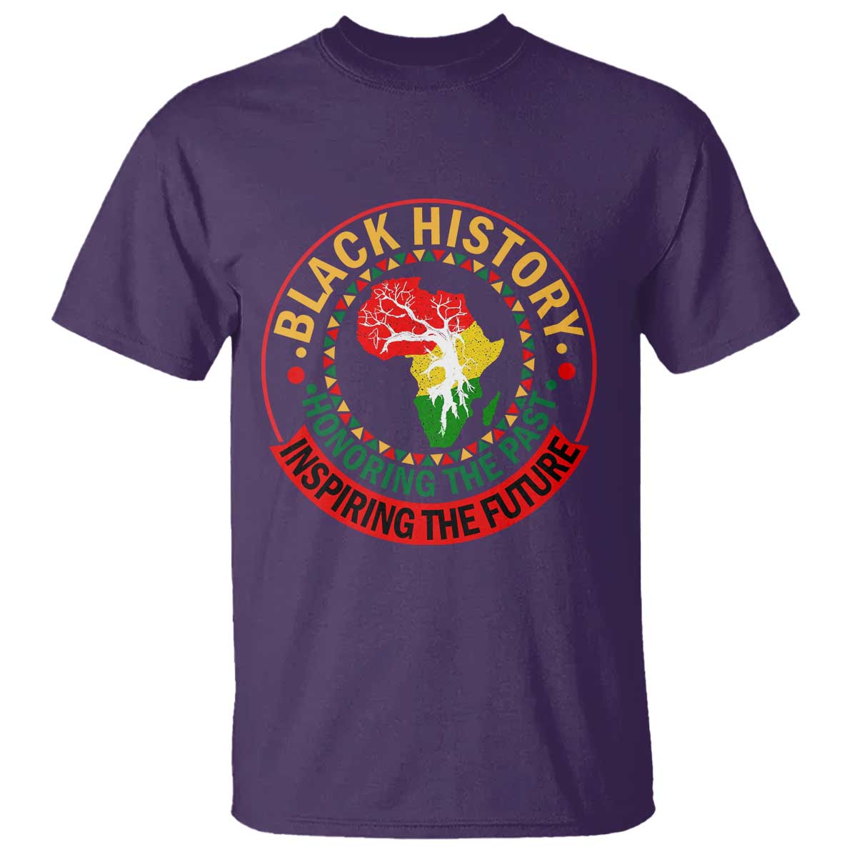 Inspiring The Future Honoring The Past T Shirt African American Heritage - African Pride