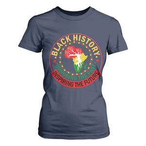 Inspiring The Future Honoring The Past T Shirt For Women African American Heritage - African Pride