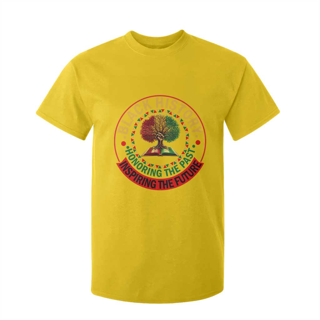 Black History Month Quote T Shirt For Kid Honoring The Past Inspiring The Future Gift - African Pride