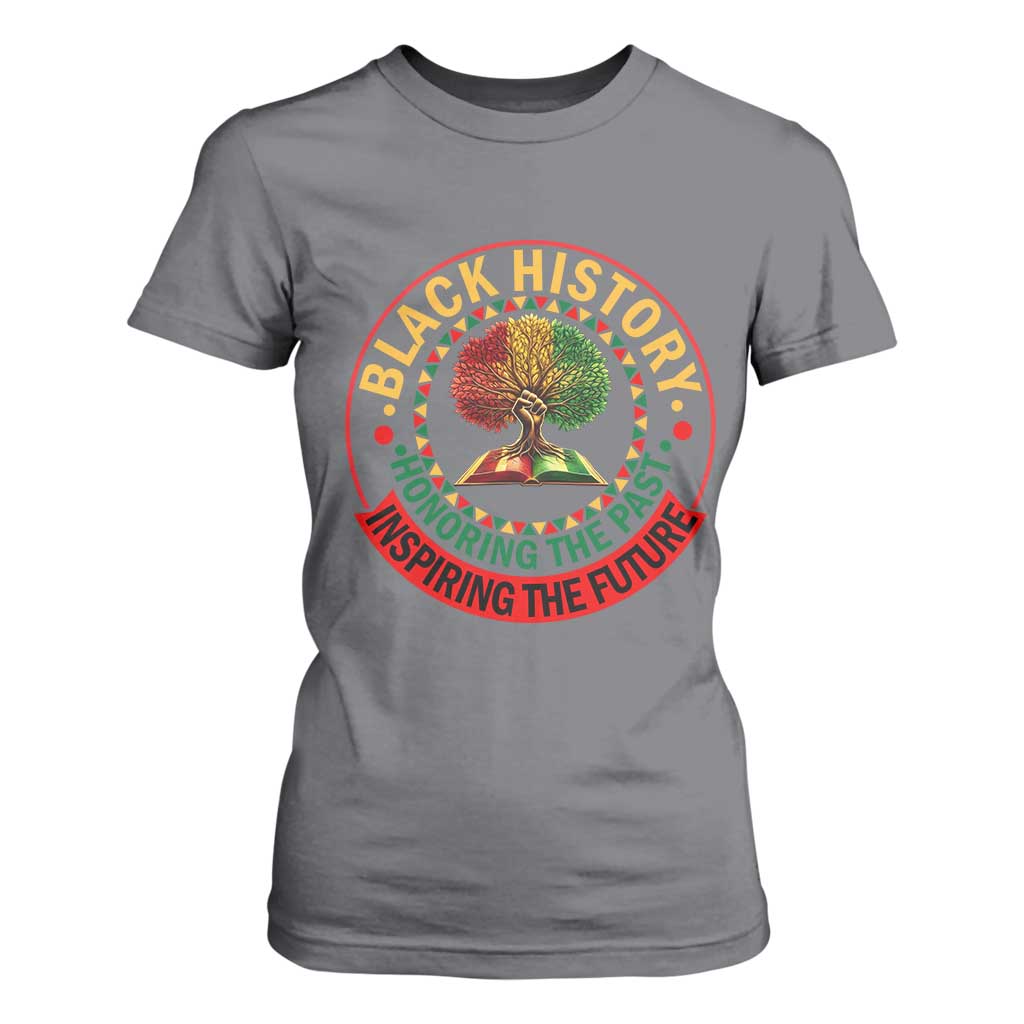 Black History Month Quote T Shirt For Women Honoring The Past Inspiring The Future Gift - African Pride