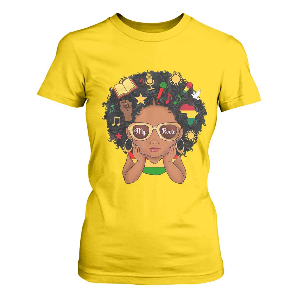 My Roots Black History Culture Pride T Shirt For Women African American Heritage - African Pride