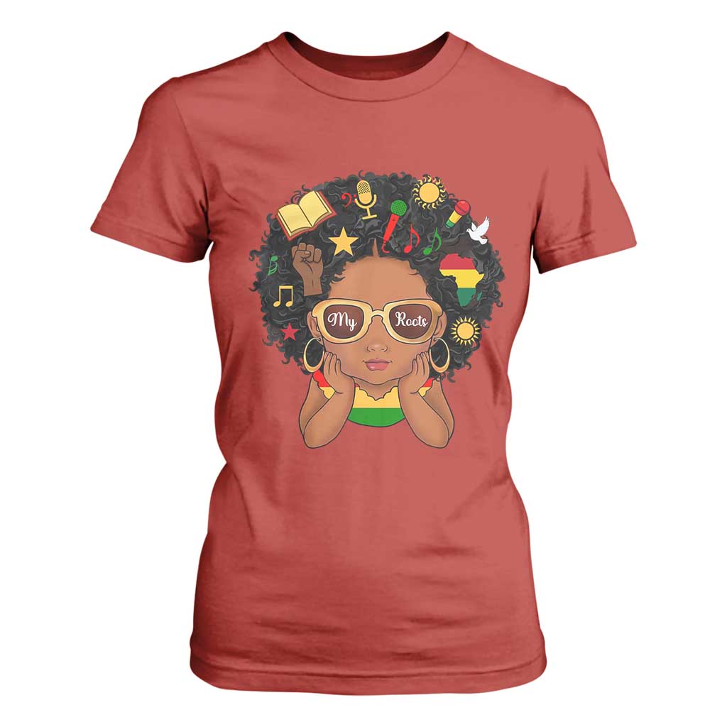My Roots Black History Culture Pride T Shirt For Women African American Heritage - African Pride