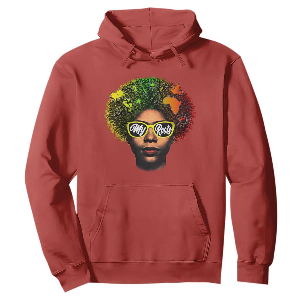 Black History Month Hoodie My Roots African American Pride Gift - African Pride