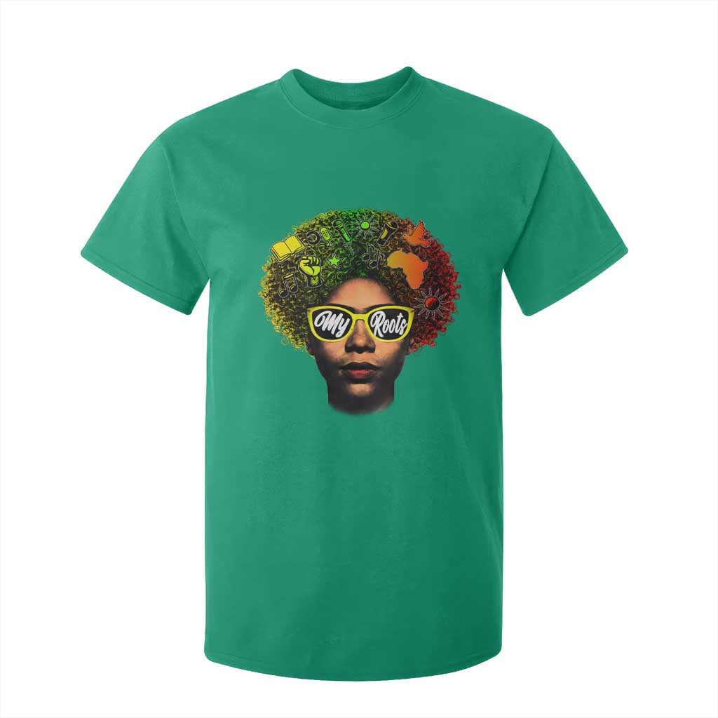 Black History Month T Shirt For Kid My Roots African American Pride Gift - African Pride
