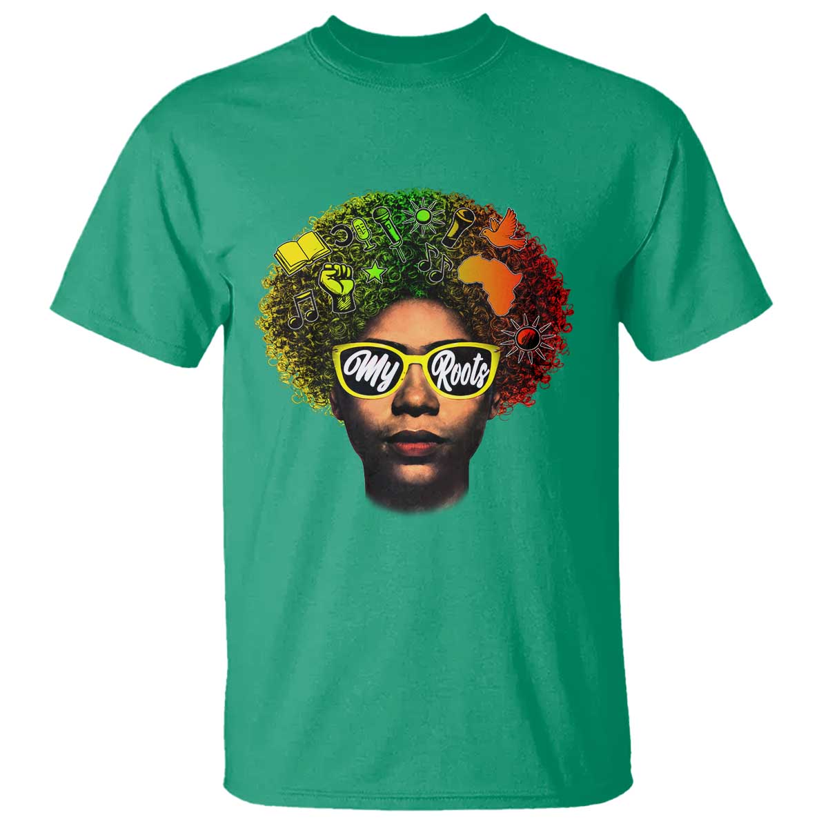 Black History Month T Shirt My Roots African American Pride Gift - African Pride