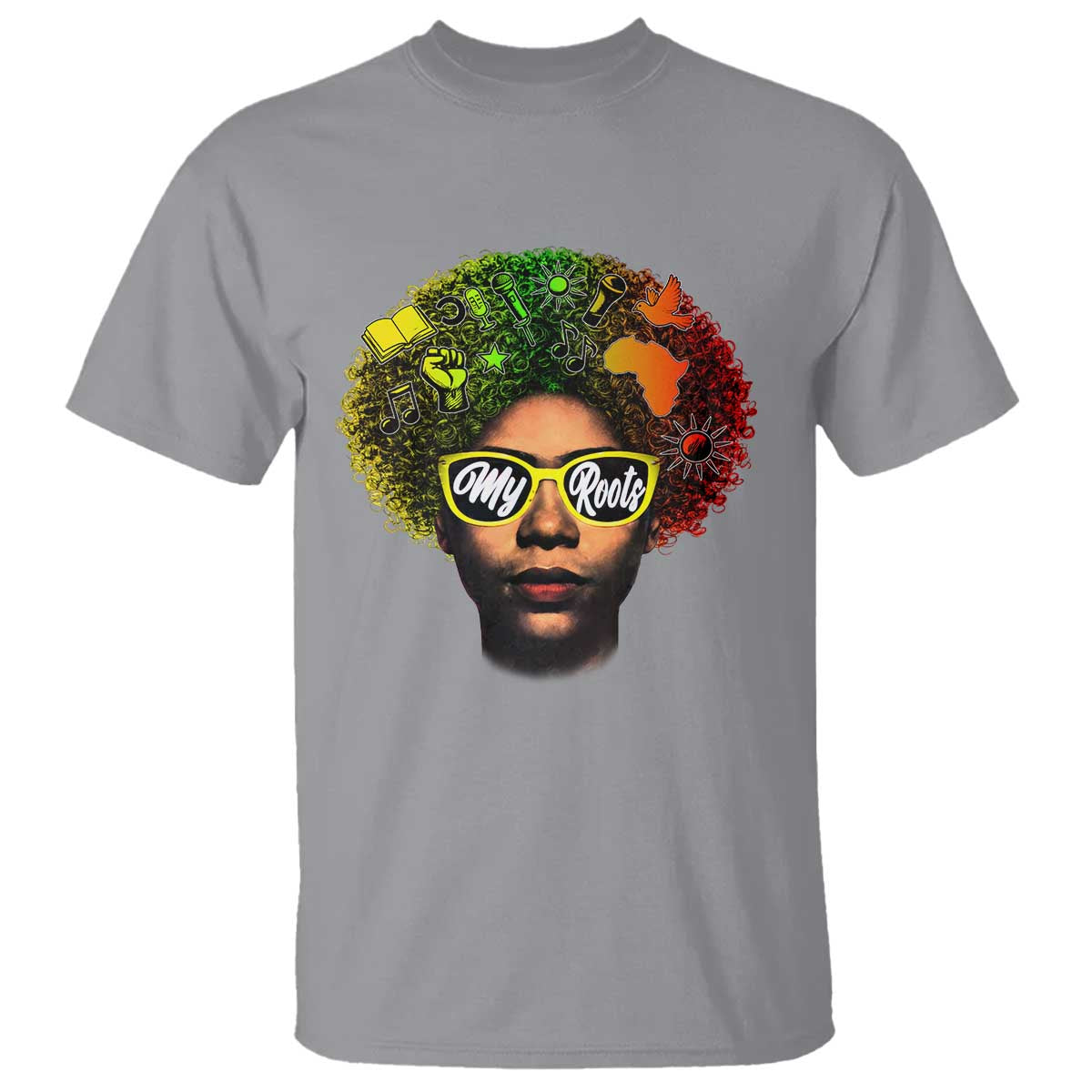 Black History Month T Shirt My Roots African American Pride Gift - African Pride