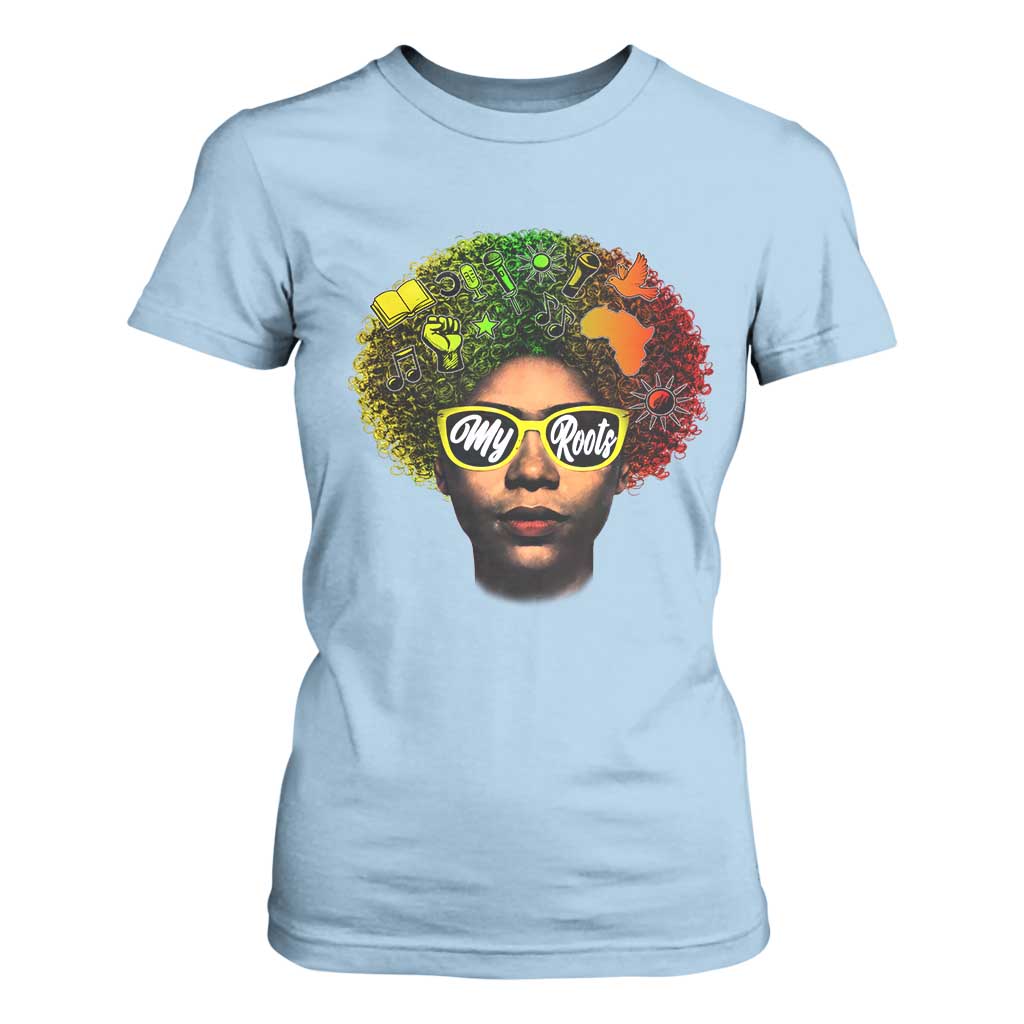 Black History Month T Shirt For Women My Roots African American Pride Gift - African Pride