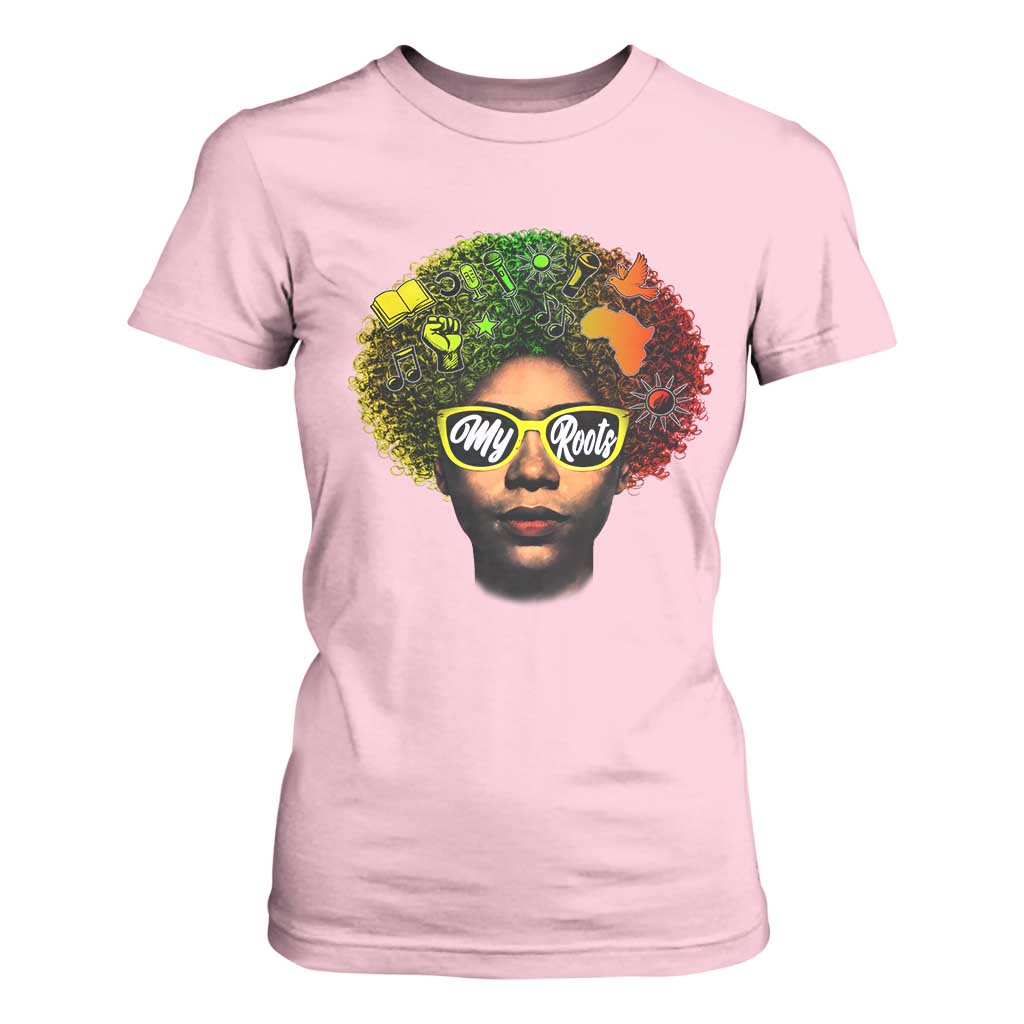 Black History Month T Shirt For Women My Roots African American Pride Gift - African Pride