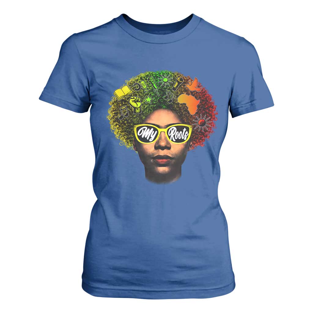 Black History Month T Shirt For Women My Roots African American Pride Gift - African Pride