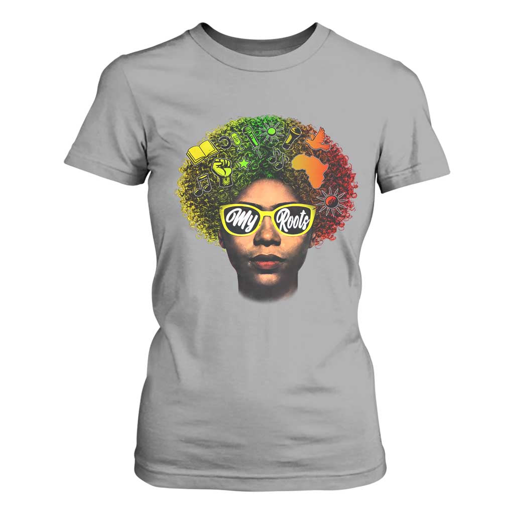 Black History Month T Shirt For Women My Roots African American Pride Gift - African Pride