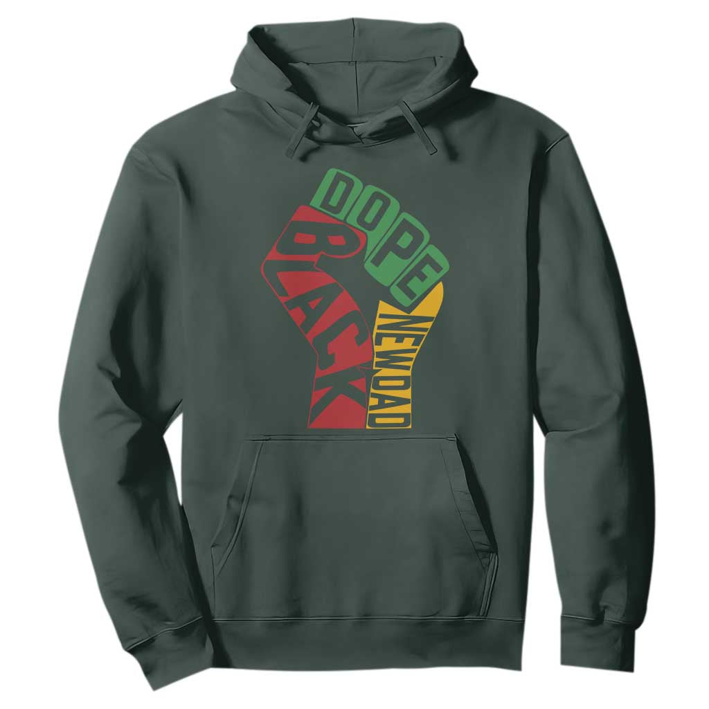 First Fathers Day Black Dad Hoodie New Dad Gift