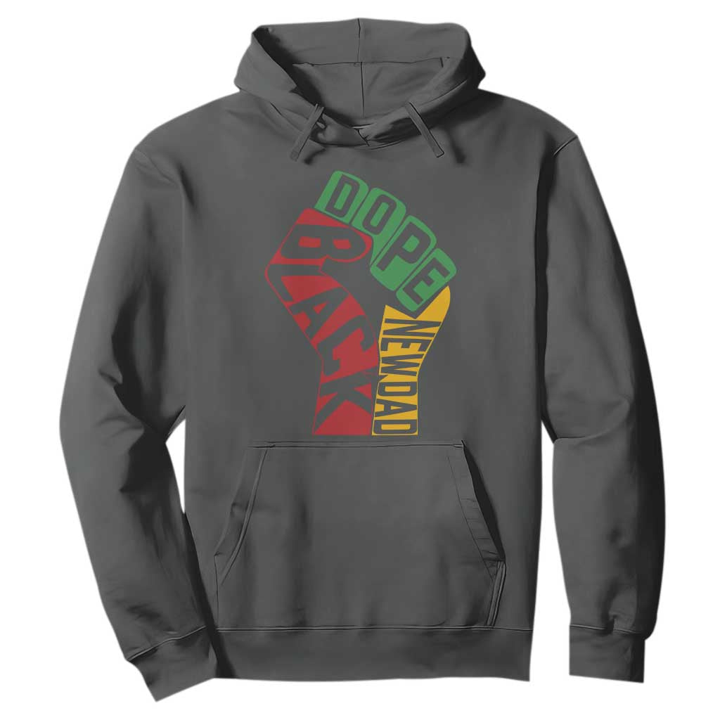 First Fathers Day Black Dad Hoodie New Dad Gift