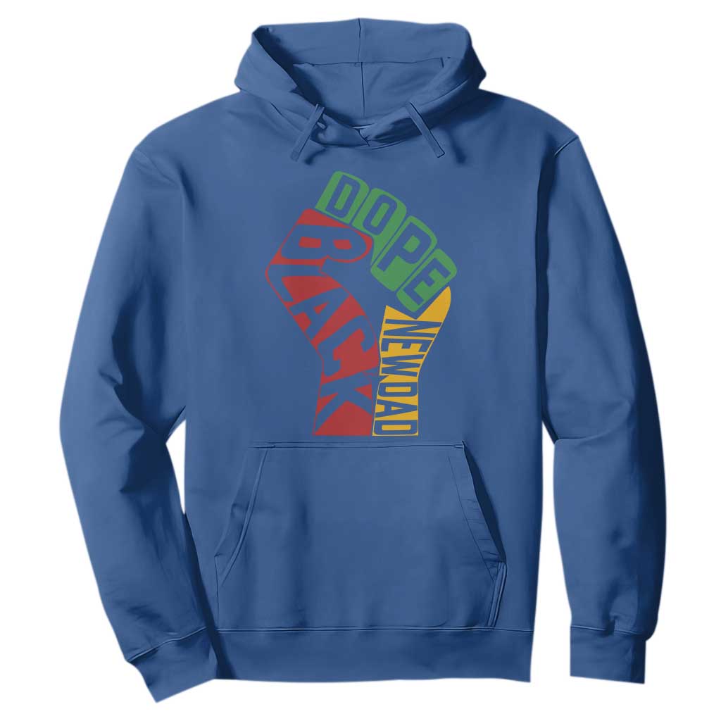 First Fathers Day Black Dad Hoodie New Dad Gift