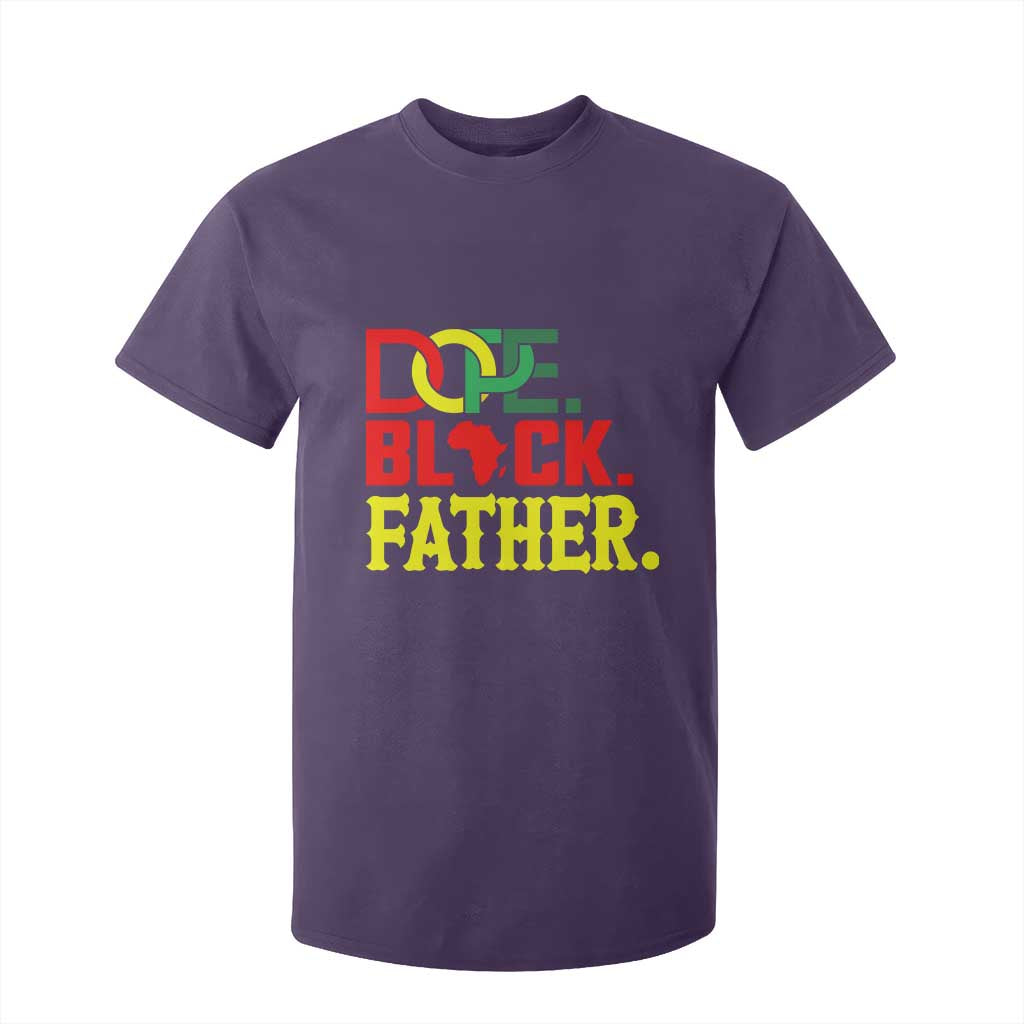 Dope Black Father T Shirt For Kid Proud Black Father Gift