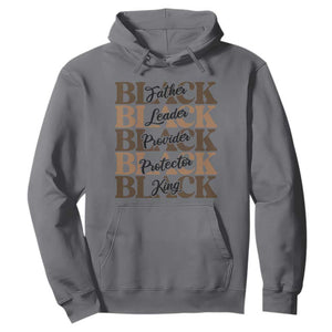 Father Leader Provider Protector King Hoodie Proud Black Dad Gift