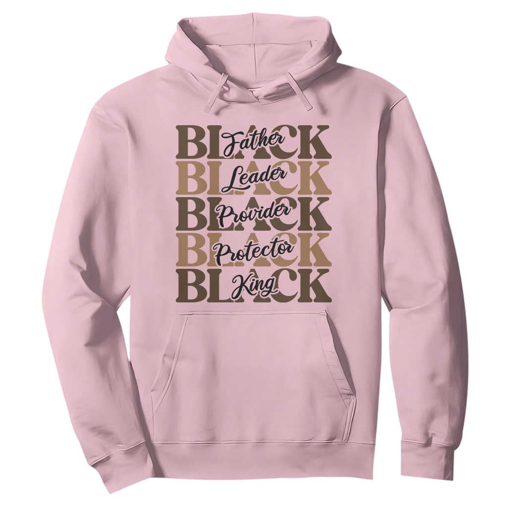 Father Leader Provider Protector King Hoodie Proud Black Dad Gift