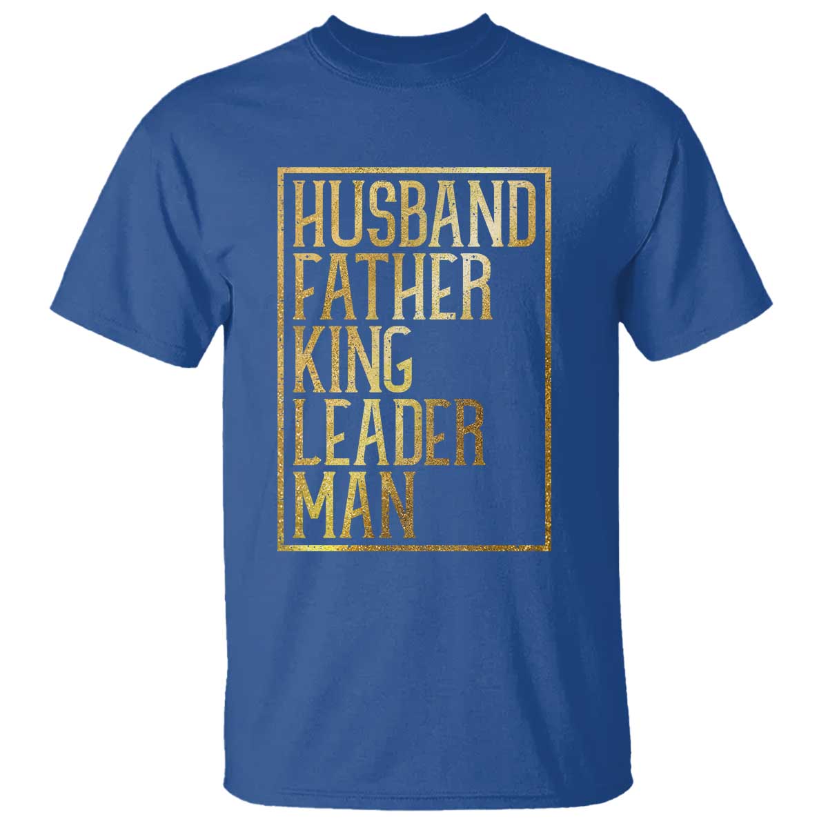 Husband Father King Leader Man T Shirt Proud Black Dad Gift