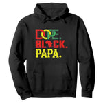 Dope Black Papa Hoodie Melanin King Fathers Day Gift
