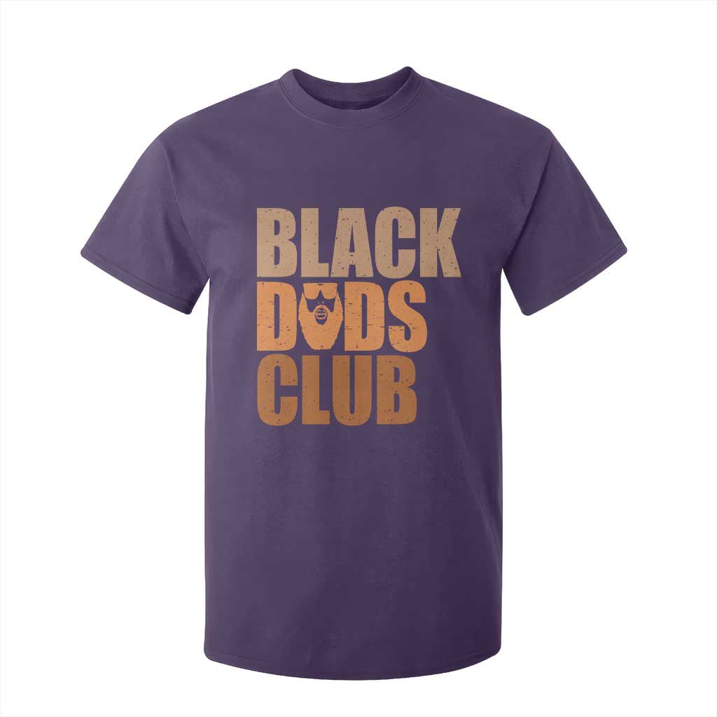 Black Dads Club T Shirt For Kid African American Fathers Day Gift